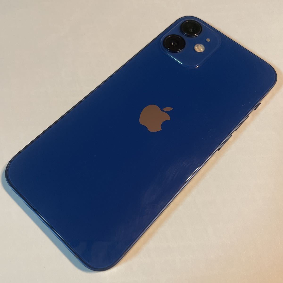 【ジャンク】iPhone12mini 128GB ブルー 一部タッチ不良 ジャンク iPhone 12 mini 本体 128GB ミニ ブルー MGDP3J/A 画面タッチ