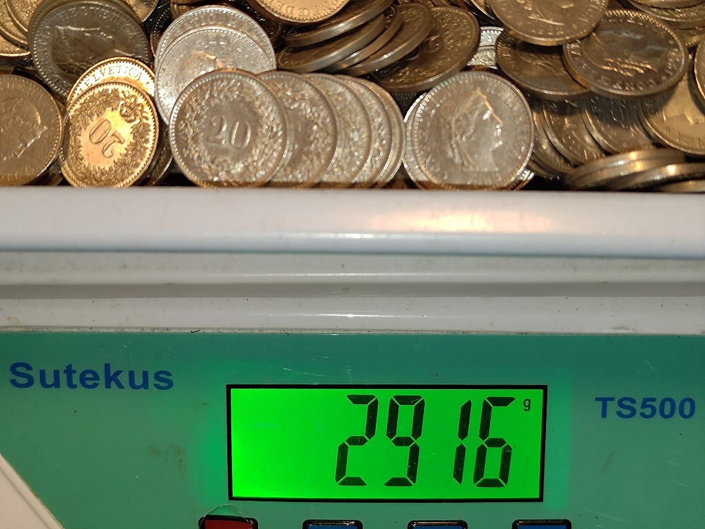20ラッペン 10ラッペン スイス 同梱可 世界 55.5フラン分 【1円