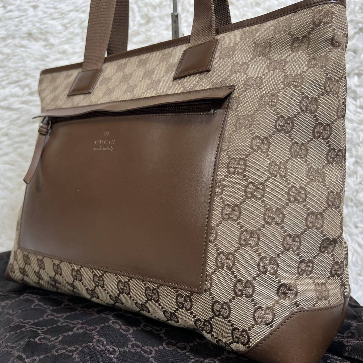 1円 奇跡の未使用級 グッチ GUCCI トートバッグ ハンド ショルダー 