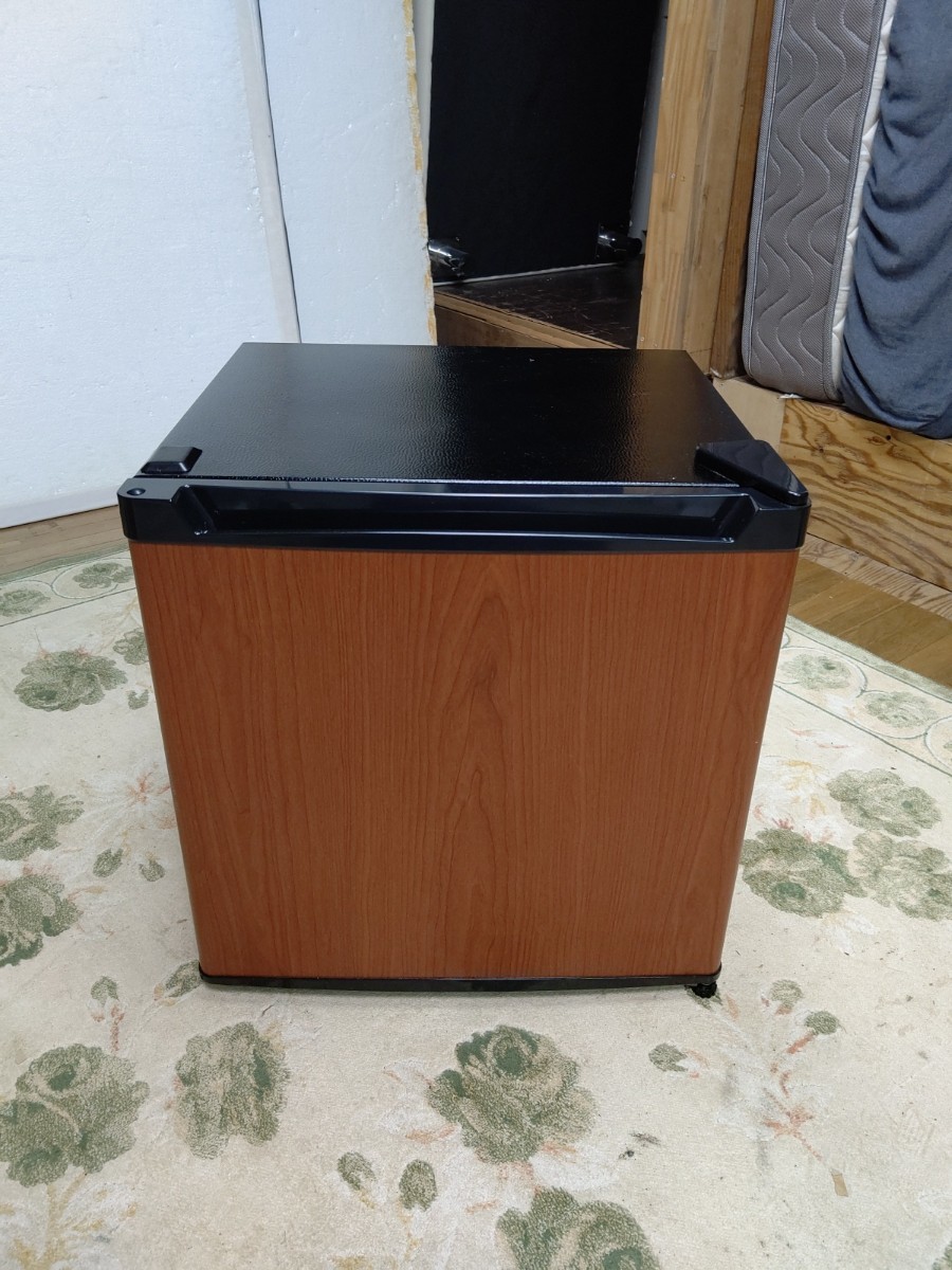 1ドア冷蔵庫/オーヤマ PRC-B051D-M 46L 2021年製品 幅47cm/木目
