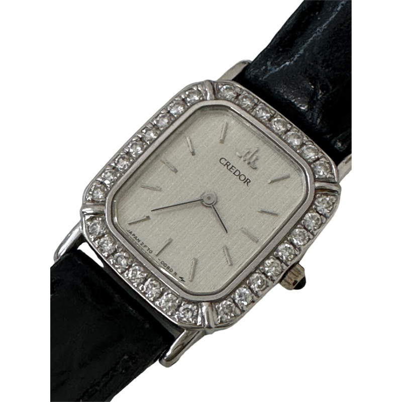 セイコー SEIKO クレドール SEIKO CREDOR 2F70-5090 18KT ダイヤベゼル