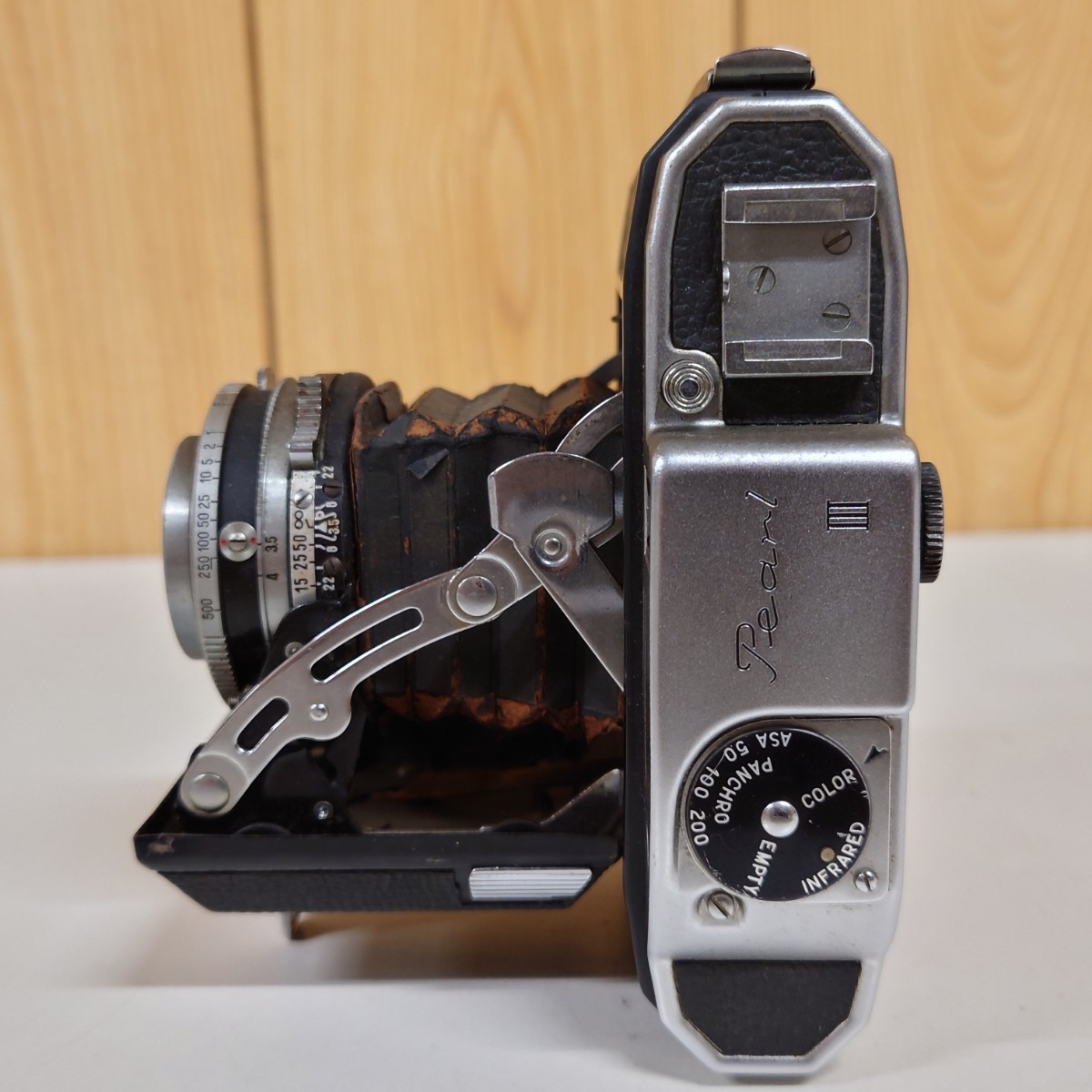 1円~【動作未確認】小西六 コニカ KONICA パール Pearl Ⅲ Hexar 1:3.5