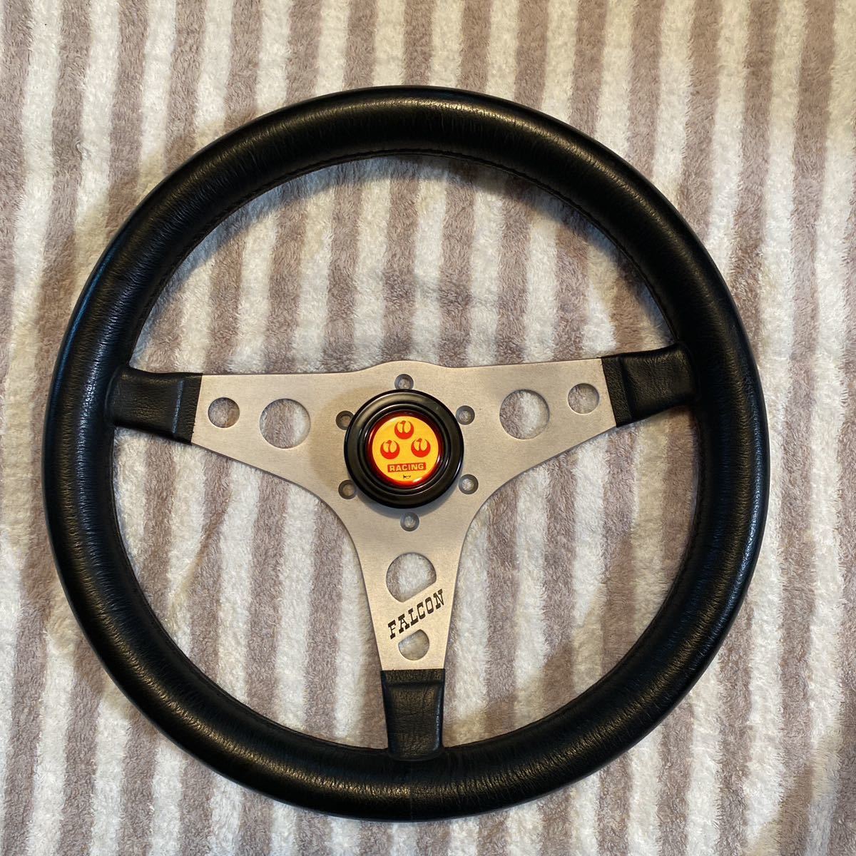 ワタナベステアリングホイールFALCON 旧車に中古品 ステアリング