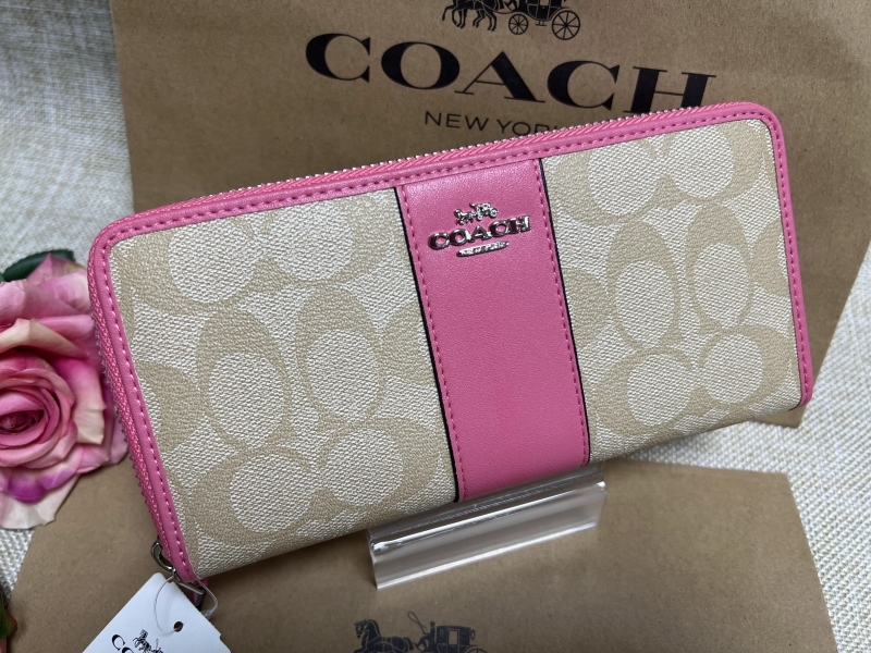 コーチ COACH 長財布 財布 シグネチャー ラウンドファスナー ジップ