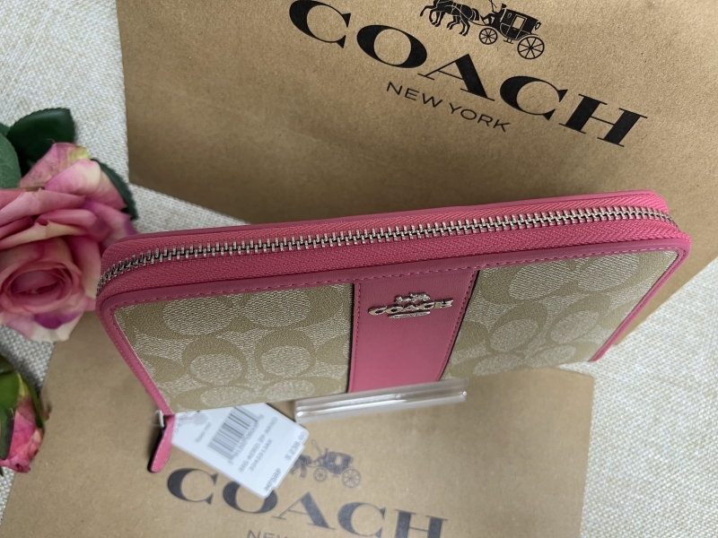 コーチ COACH 長財布 財布 シグネチャー ラウンドファスナー ジップ