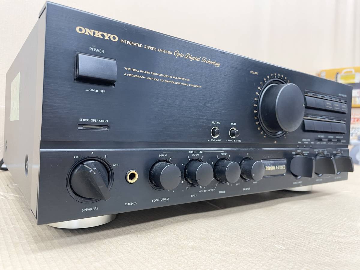 ONKYO Integra A-701XD プリメインアンプ 本体 ホ JJ-④◇ONKYO/オンキョー【 Integra A-701XD】プリメインアンプ