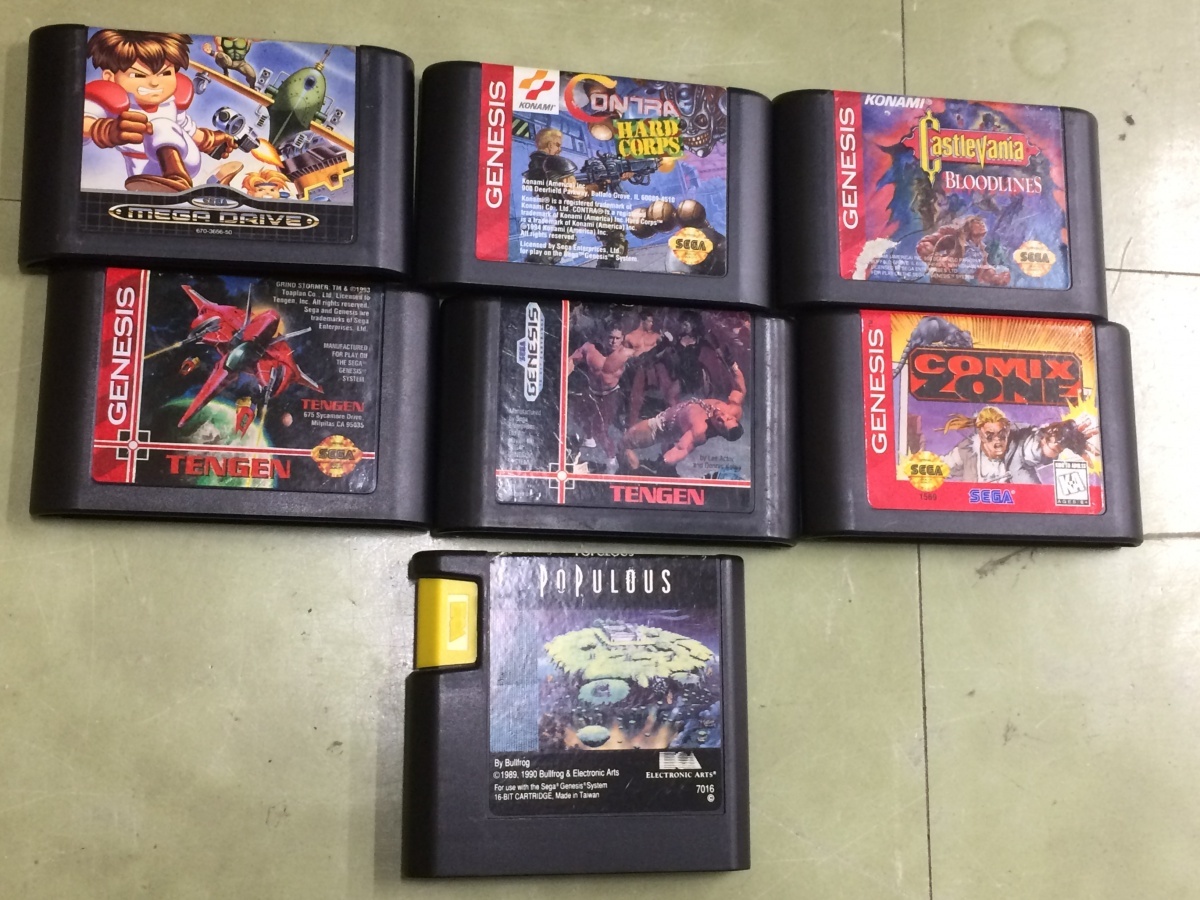 ゲームソフト色々（ジャンク品） ジャンク品/ジャンクソフトまとめ売/すべて動作未確認/海外版 メガドラ
