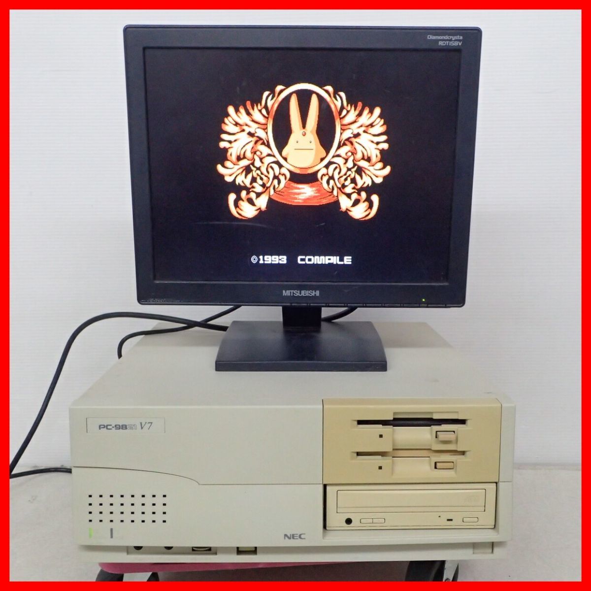 NEC PC-9821V7/S5KA 本体のみ レトロPC PC98 日本電気 難あり品 40の 
