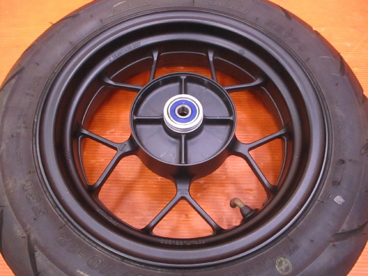 O】ホンダ JC75 グロム 純正ホイール ブラック 前後セット 12×2.75 12 