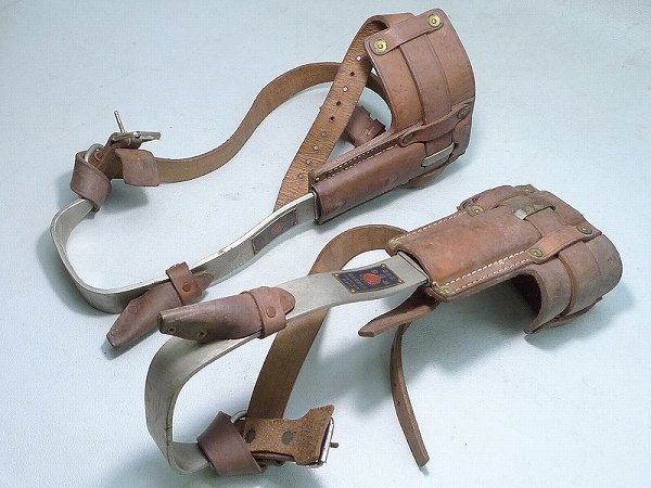 △801077*7△藤井式・昇柱器・ペア・検/柱上安全帯・