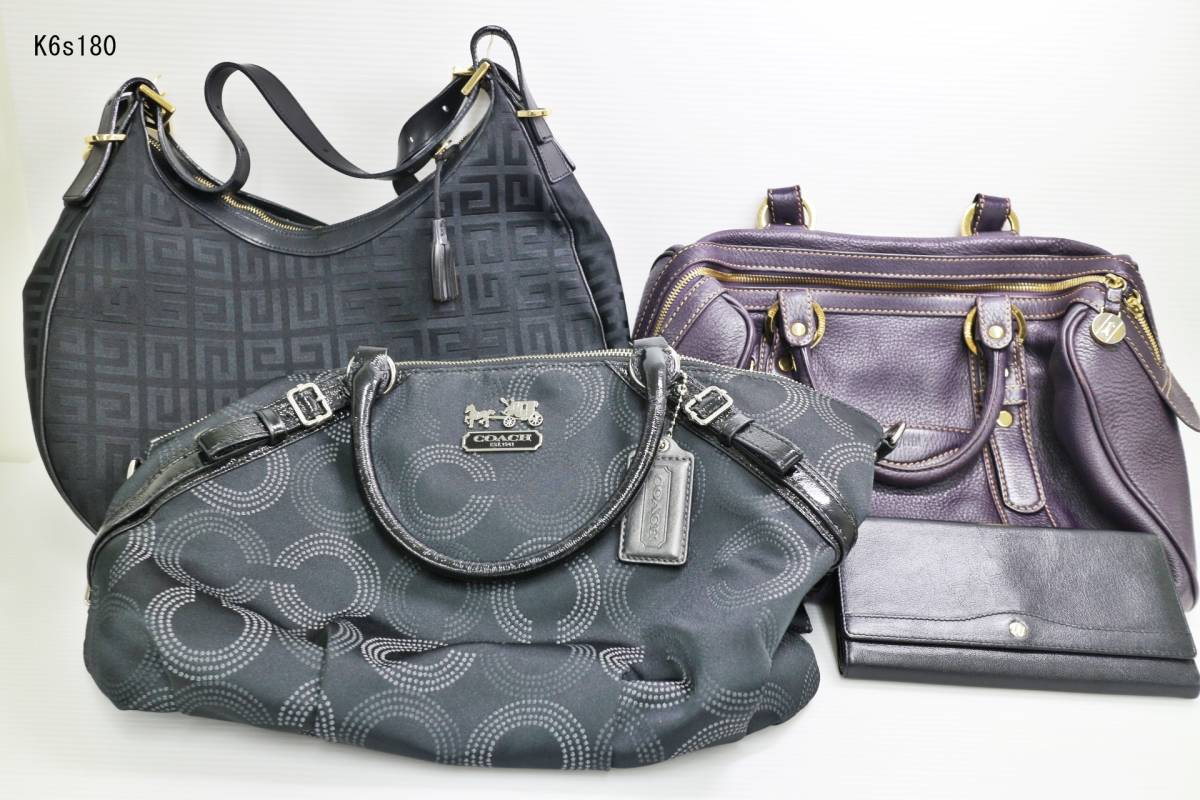 K6s180 バッグおまとめ COACH 他 140サイズ ブランド別 ファッション