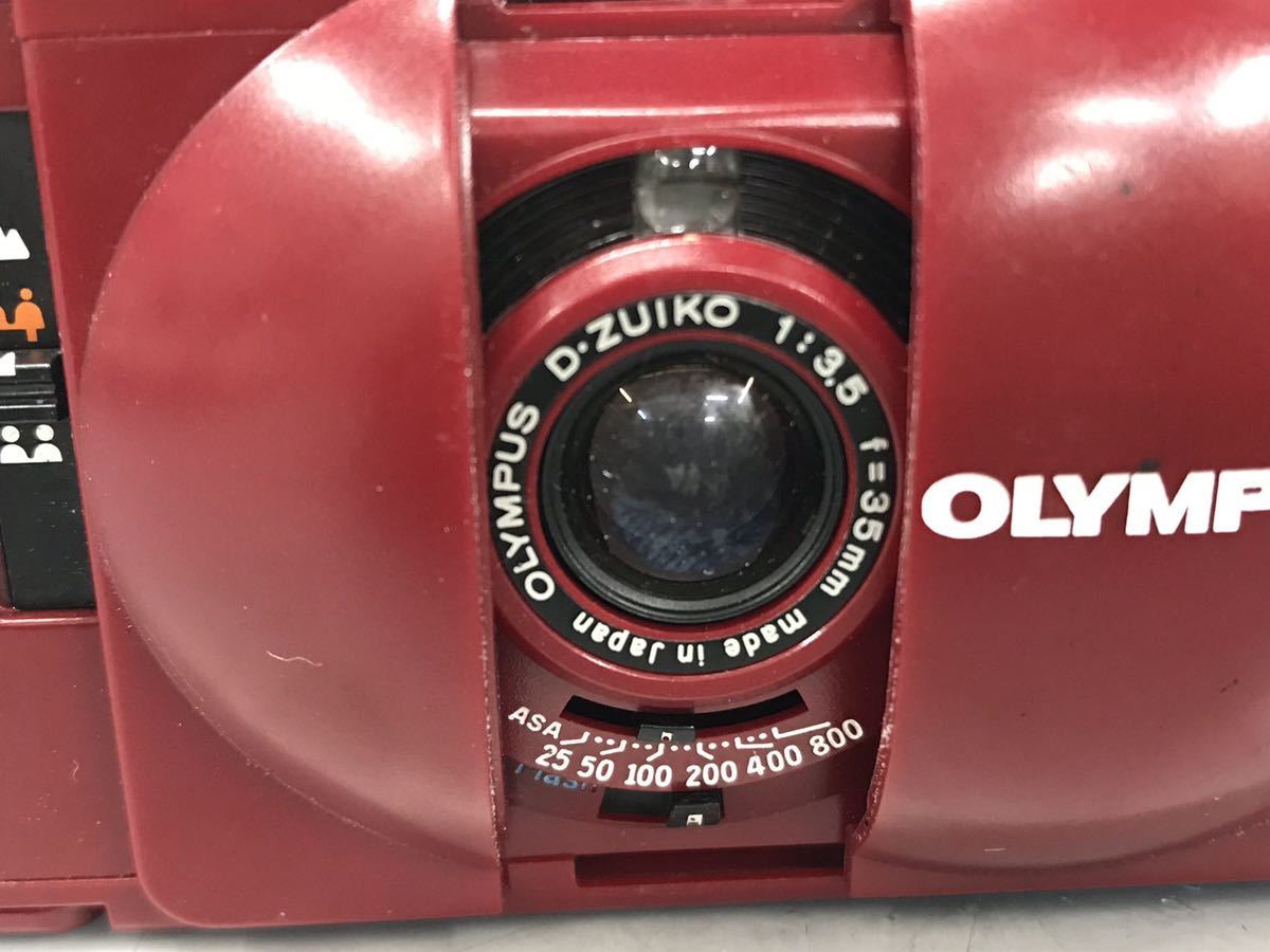 OLYMPUS オリンパス フィルムカメラ XA2 レッド 簡易動作確認済 OLYMPUS XA 2 コンパクトカメラ 動作未確認（60s） OLYMPUS XA2 動作