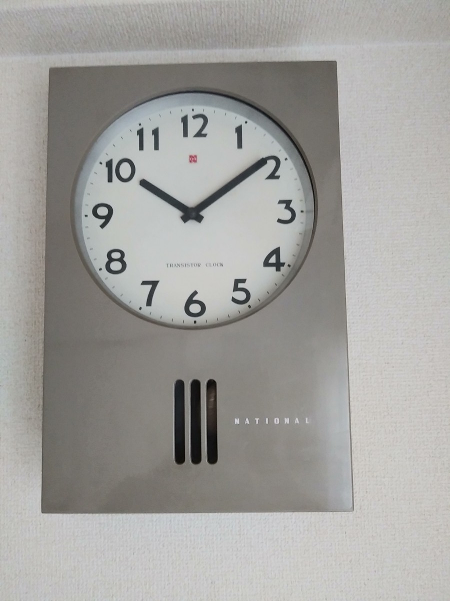 60s 昭和レトロ ナショナル バッテリークロック トランジスタ