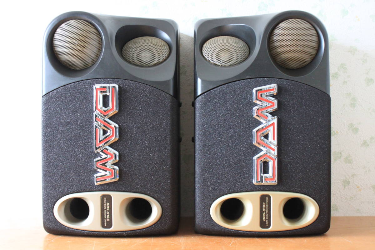 ◆第一興商 DAM スピーカー DDS -910Ⅱ 2本セット 動作品◆ 