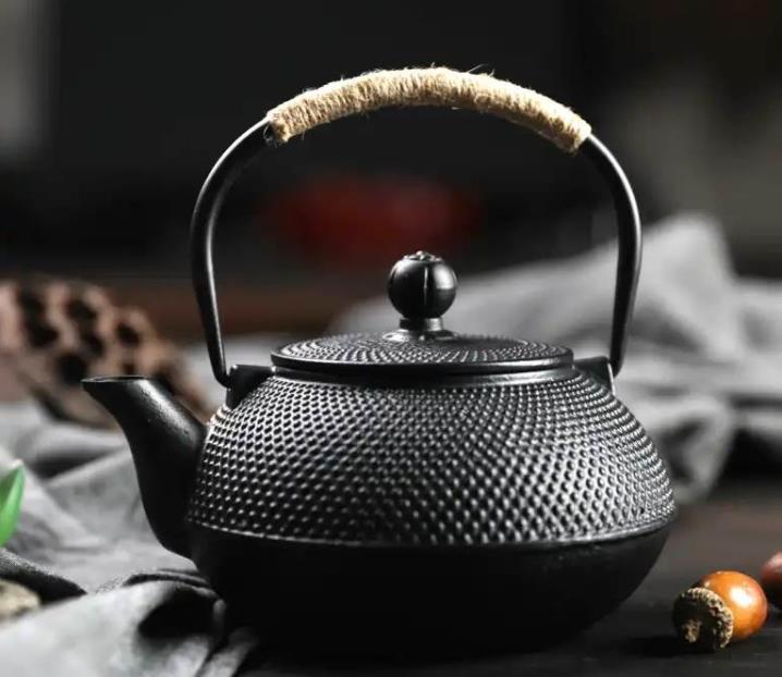 ☆小粒 南部鉄器 老鉄瓶 提梁壺 IH対応 鉄やかん 鉄分補給 鉄びん