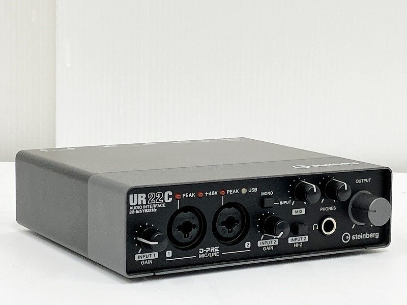 △▽STEINGERG UR22C 32bit/192kHz オーディオインターフェイス
