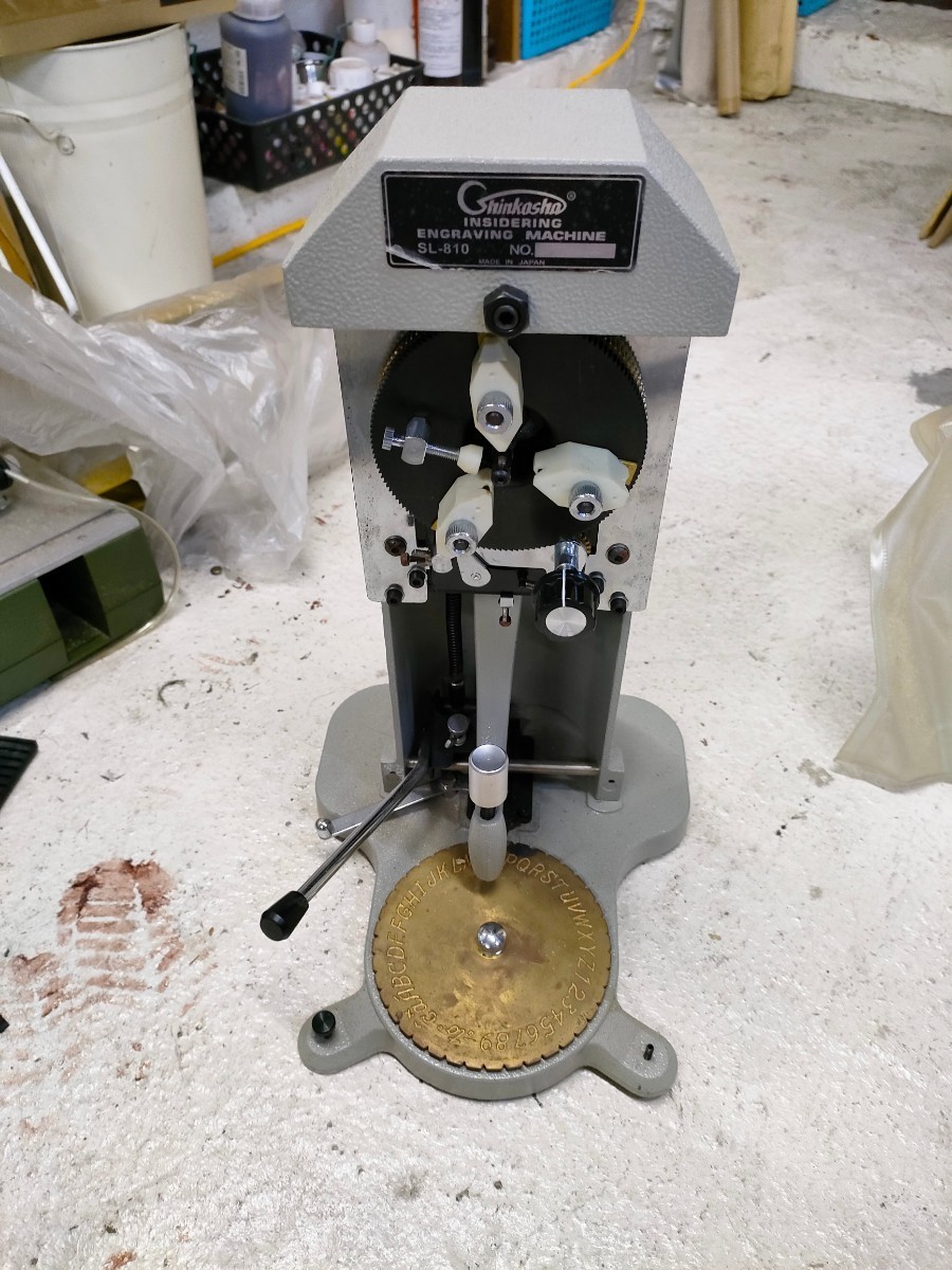 リング彫刻機　刻印　手動彫刻機　指輪