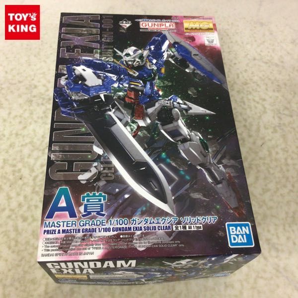 1円〜 一番くじ 機動戦士ガンダム ガンプラ2022 A賞 MG 1/100 ガンダムエクシア ソリッドクリア
