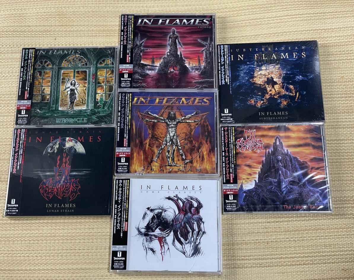 IN FLAMES - In CD・DVD セット 希少盤あり FLAMES（インフレイムス