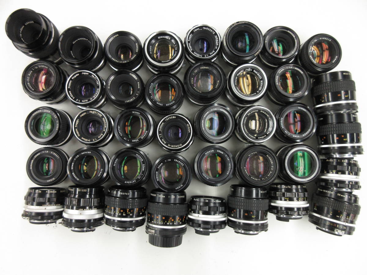 Nikon FE カメラセット Nikkor 50mm ※ジャンク品 3397U)ジャンク Nikon NIKKOR 50mm 1.4 NIKKOR-H Auto 28mm 3.5 Micro
