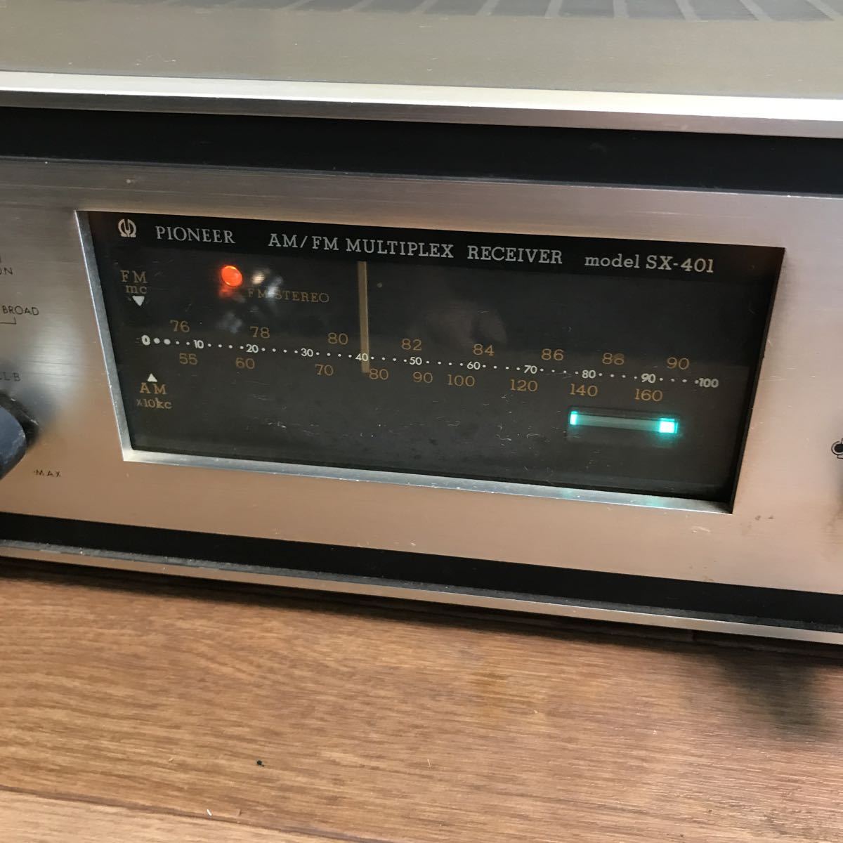 レシーバーアンプ ラジオチューナー付き Pioneer SX-401 音出し確認