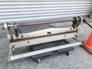 中古品／引き取り限定』 辻光 1m 手動 折り曲げ機 板金 折曲機