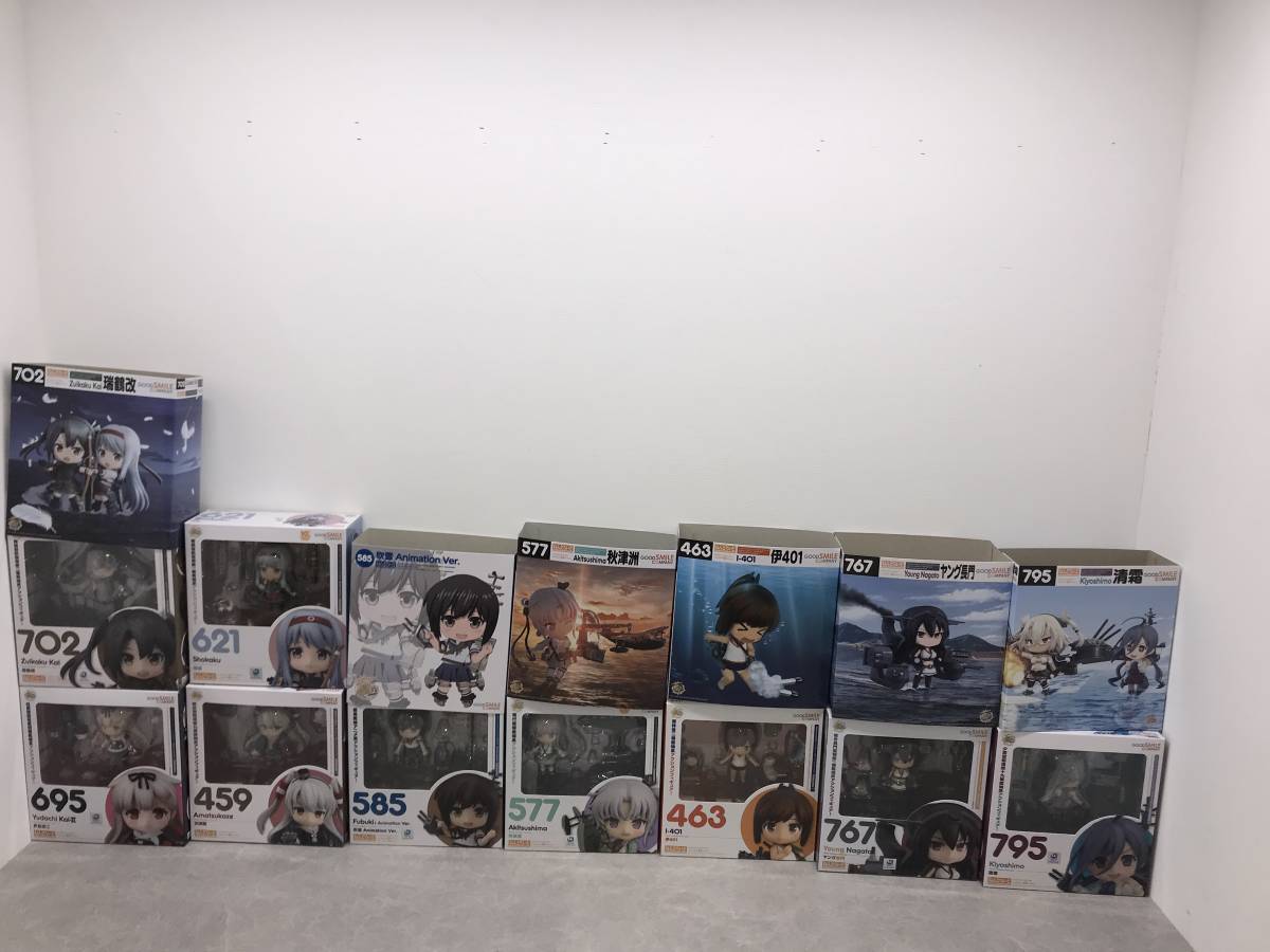078 J) 【※ジャンク※】 ☆1円～☆ねんどろいど 艦これ 9体セット 艦隊