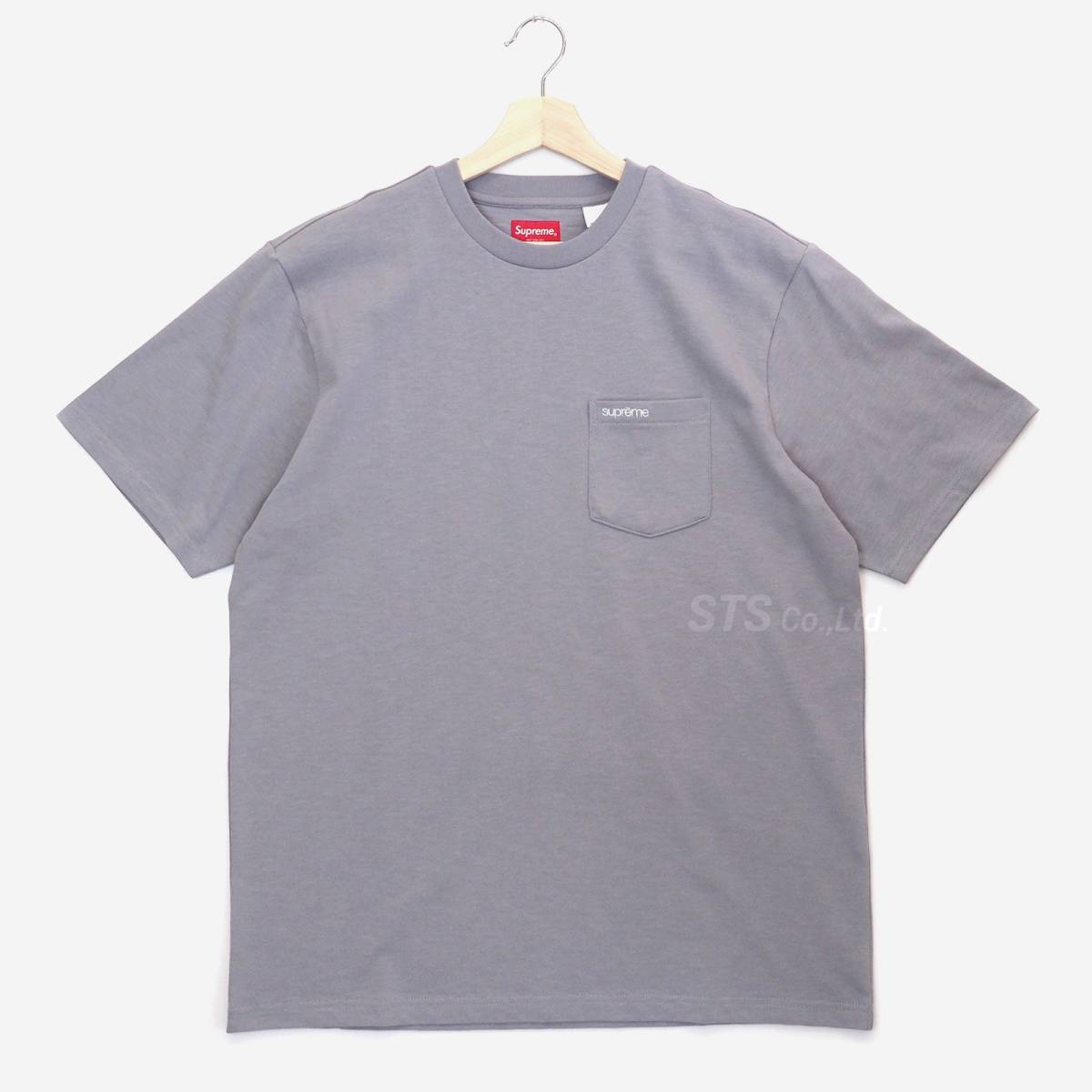 Supreme - S/S Pocket Tee 灰M シュプリーム - ショートスリーブ ポケット ティー 2022FW