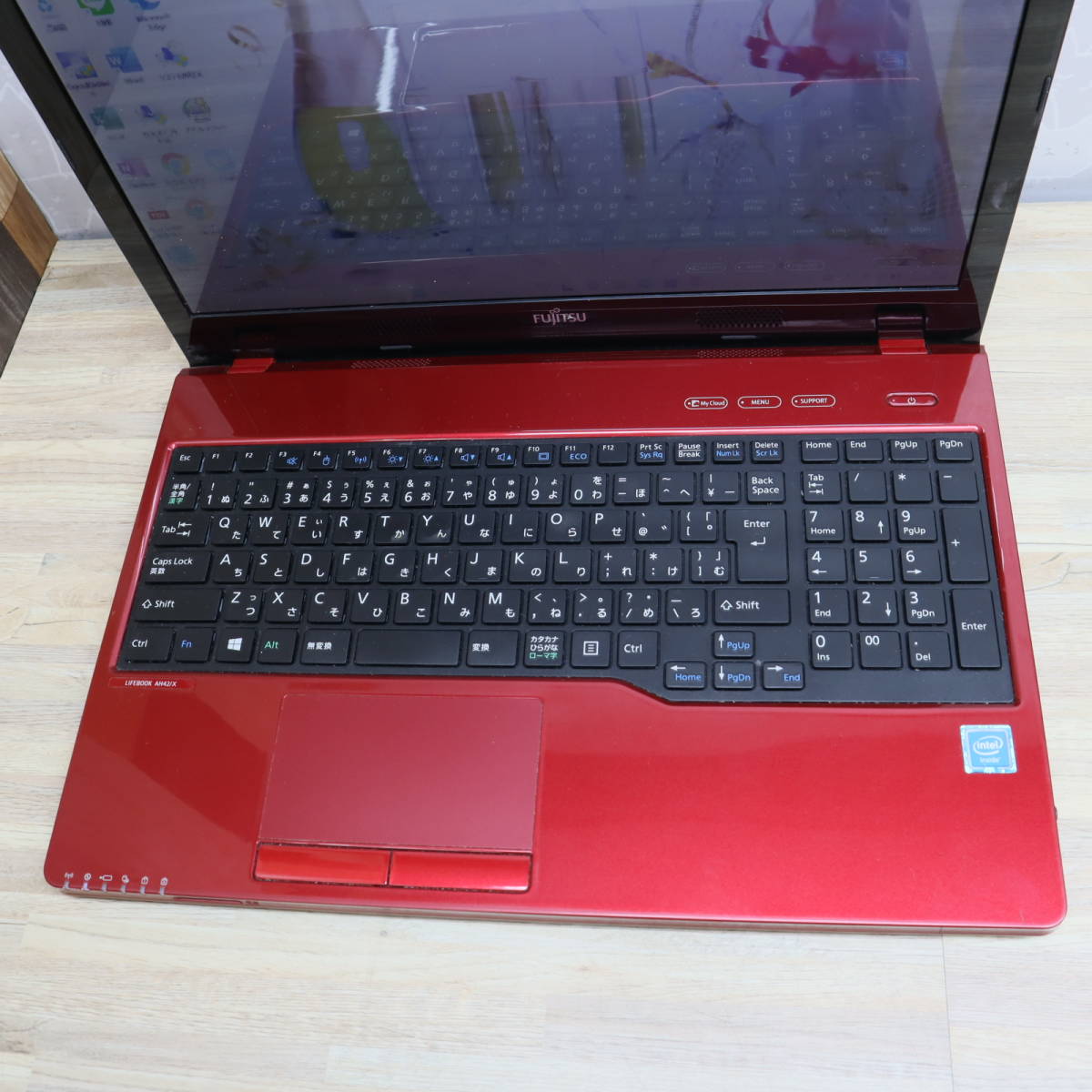 ☆美品 新品SSD512GB メモリ8GB☆FMV LIFEBOOK A42X Webカメラ Celeron 