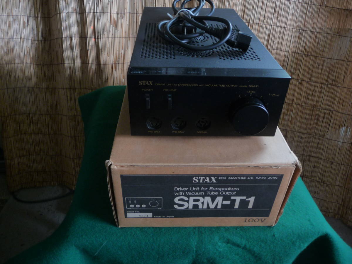 STAX スタックス SRM-T1 最高 のテレビ・オーディオ・カメラ 真空管式