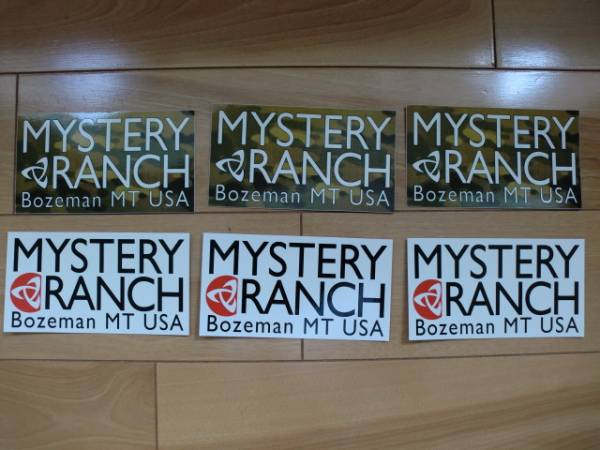 MYSTERY RANCH ミステリーランチ ステッカー 6枚セット(ミステリーランチ)|売買されたオークション情報、yahooの商品情報を ...