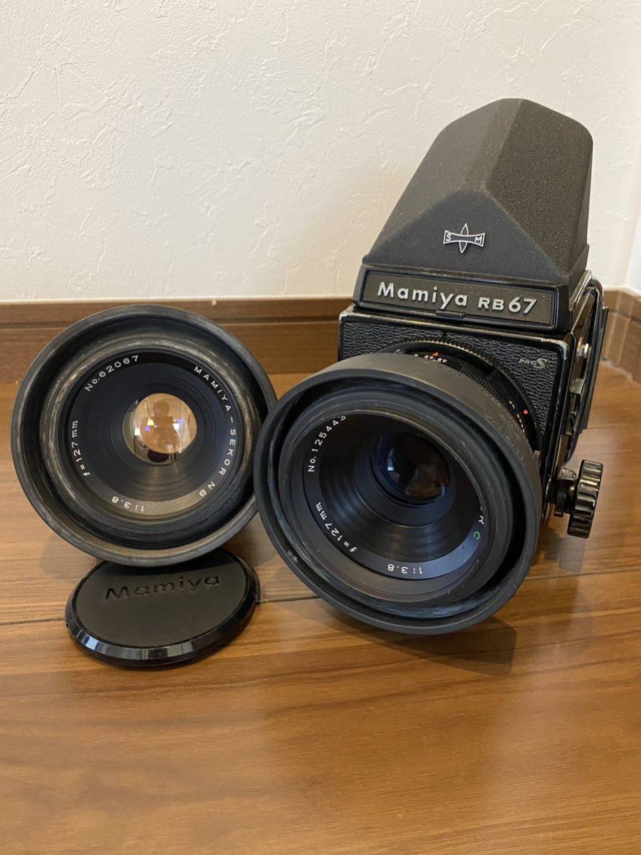 マミヤ RB67 Pro S SEKOR 127mm f/3.8 レンズセット Mamiya 中判カメラ 