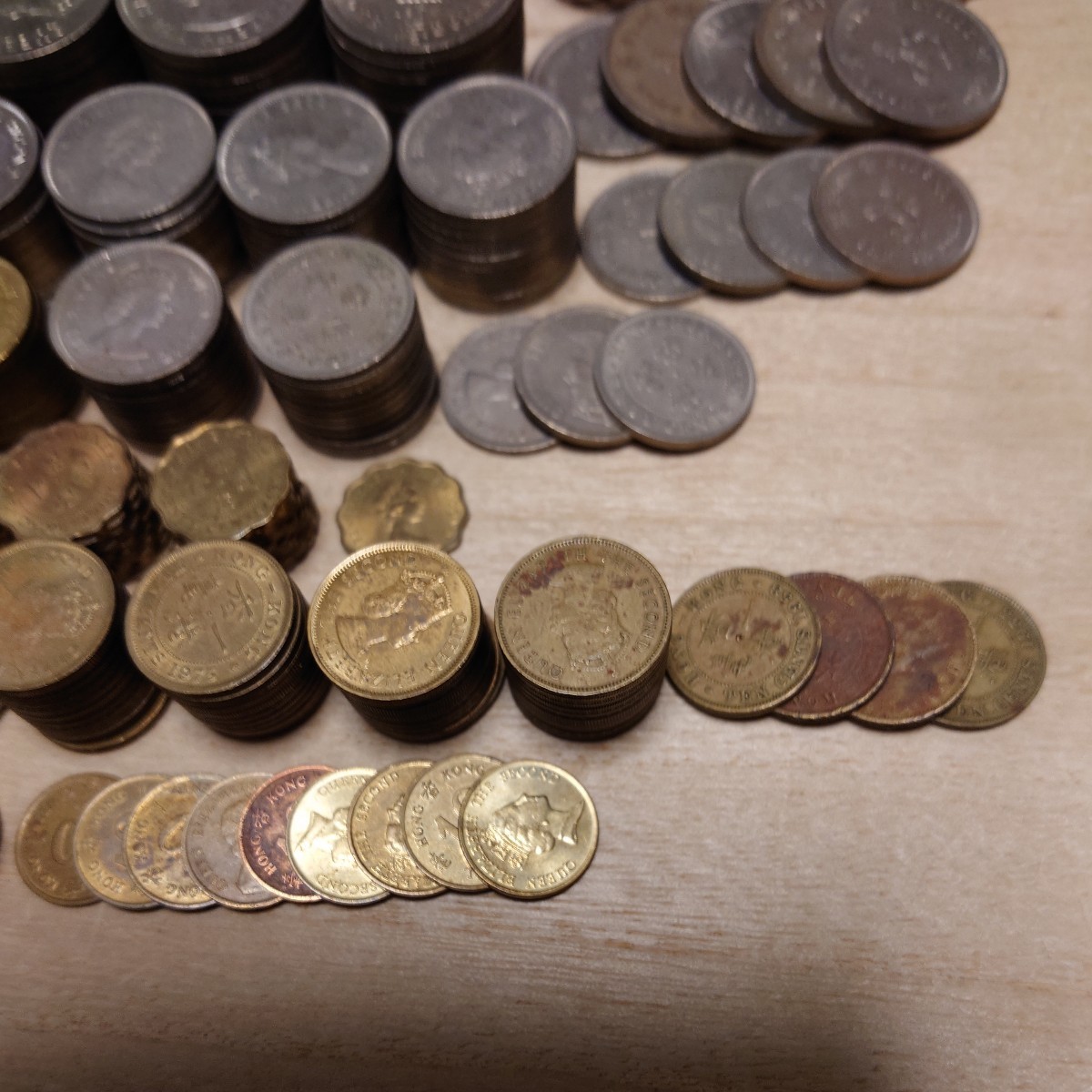 額面合計280ドル 香港 中国返還前 HONGKONG 硬貨 エリザベス二世 おまとめ