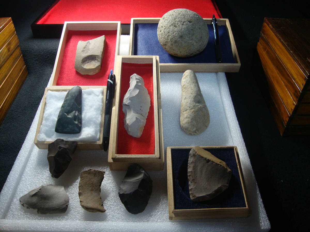 ヤジリ 鏃 など 矢尻 発掘 考古 石器 出土 秋田 145点