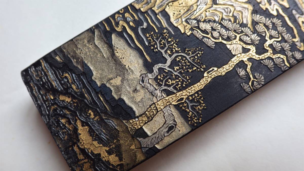 文革前 唐墨 天保九如 貢煙 徽歙曹素功六世孫尭千造 重量131g 大型墨