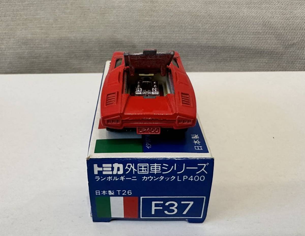 トミカ ランボルギーニ カウンタック LP400 セットバラし 日本製 当時物 ランボルギーニ カウンタック トミカ LP400 F37 青箱 赤 日本製｜Yahoo