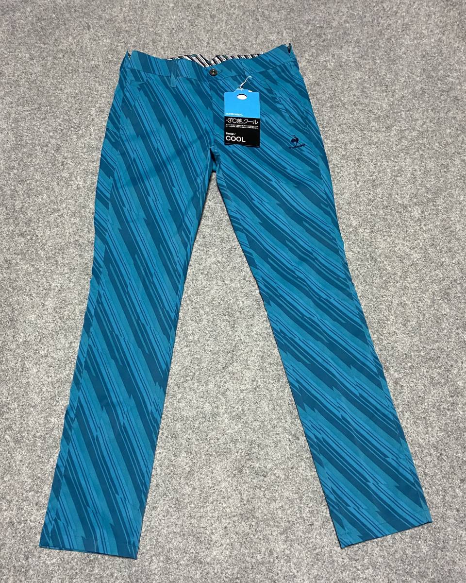 送料350円～◇新品◇le coq sportif GOLF COLLECTION ルコックゴルフ◇88㎝◇ストレッチ・サンスクリーン テーパードパンツ