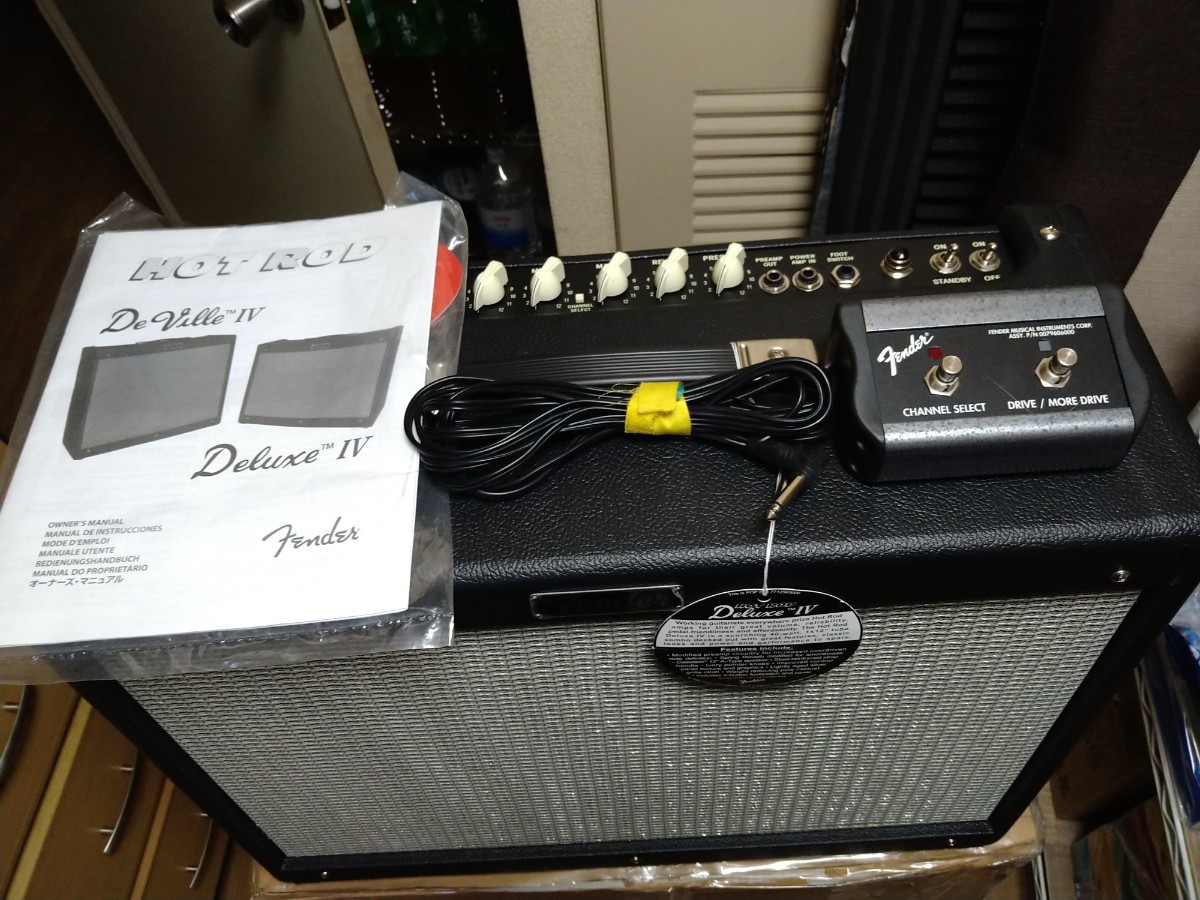 品 Fender HOT ROD Deluxe Ⅳ 真空管 ギター コンボ アンプ 元箱 取説 