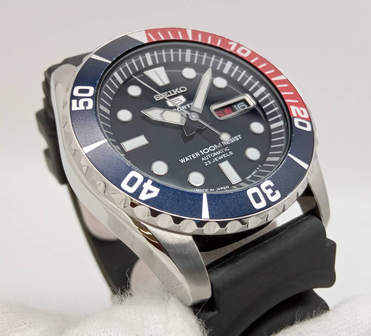SEIKO セイコー SEIKO5 スポーツ 自動巻き メンズ 腕時計 7S36-03C0 裏