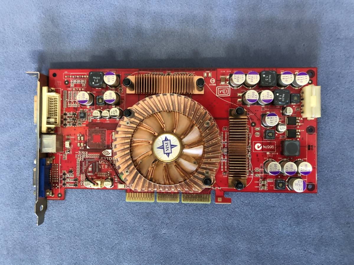 MSI FX5700Ultra AGP グラフィックカード PC パーツ(AGP)｜売買された