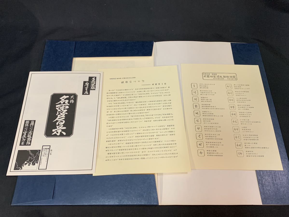 手摺 木版 廣重画 大錦名所江戸百景 全20巻60図 木版画 全巻揃 山田