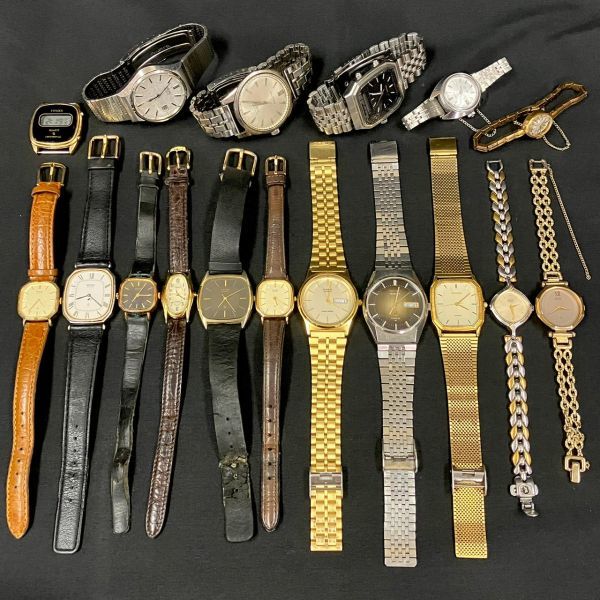な*〜様 時計　まとめ売り　SEIKO CITIZEN CASIO等 FFc114D06 17点セット SEIKO CITIZEN CASIO など 腕時計 大量 まとめ