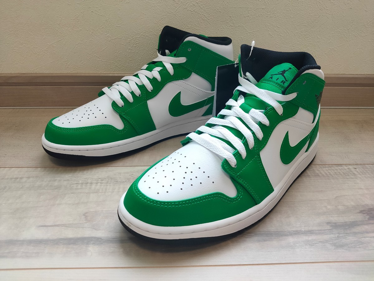 29cm 新品 NIKE AIR JORDAN 1 MID LUCKY GREEN ナイキ エアジョーダン