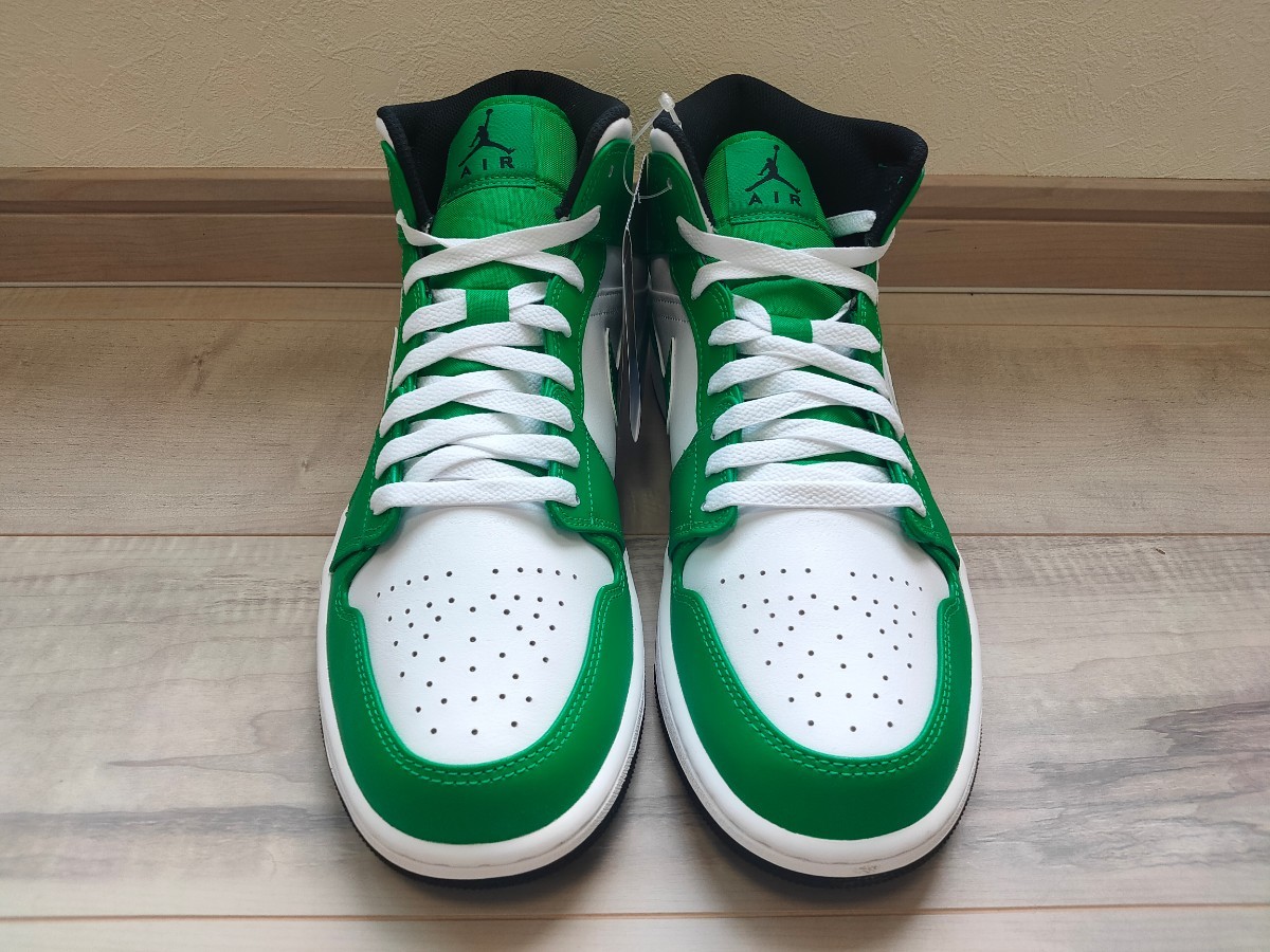 29cm 新品 NIKE AIR JORDAN 1 MID LUCKY GREEN ナイキ エアジョーダン 