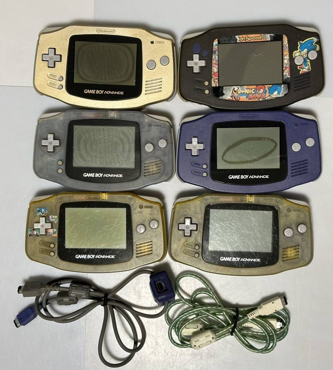 ジャンク品 ゲームボーイアドバンス 本体 6台セット 送料無料 本体