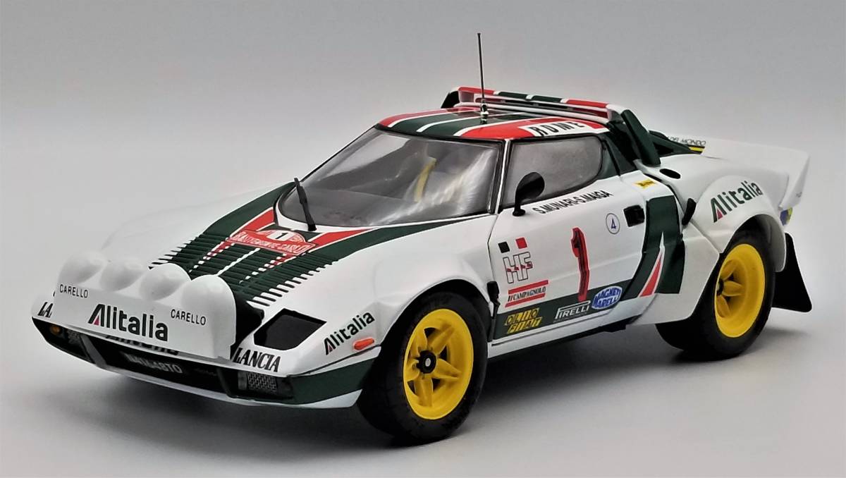 京商 1/18 ランチャ ストラトス HF ラリー モンテカルロ ラリー 優勝 1977 S.ムナーリ K08131R(レーシングカー)｜売買されたオークション情報、yahooの商品情報をアーカイブ公開 - オークファン レーシングカー