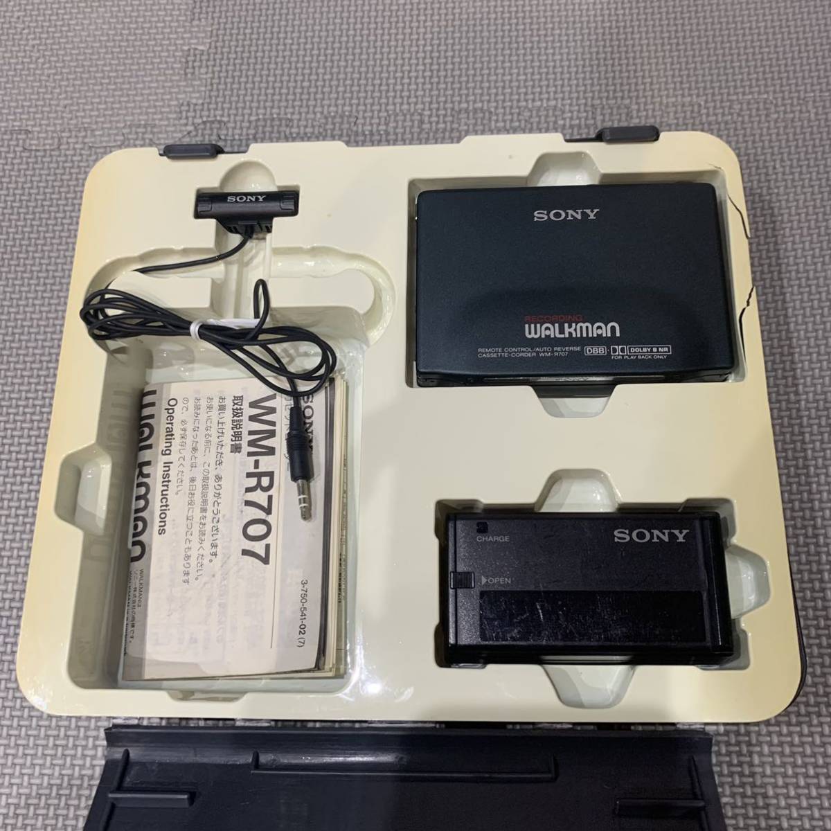 ジャンク品SONY SONY ソニー カセットウォークマン WM-R707 カセット