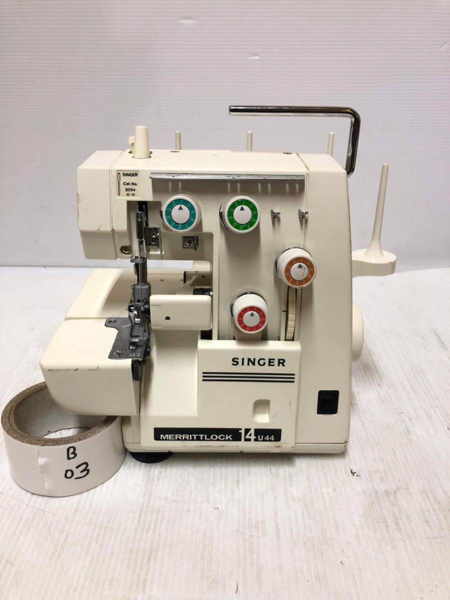 SINGER シンガー MERRITTLOCK 14U44B ロック ミシン 手工芸 SINGER シンガー MERRITTLOCK 14U44B ロック ミシン 手工芸