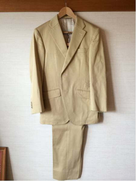 大特価 麻布テーラー コットンスーツ ベージュ セットアップ