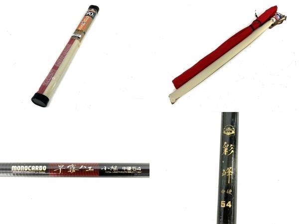 Daiwa 早霧ハエ 小継 彩峰 中硬54 釣竿 2本セット ダイワ 中古 S7802059